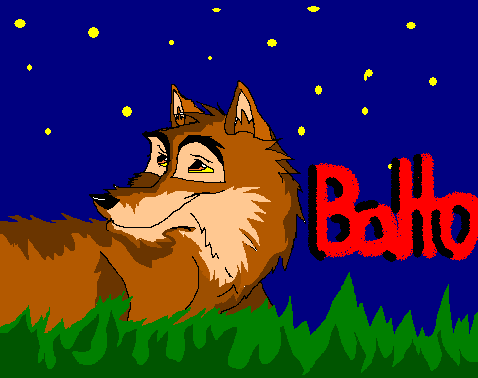 Balto walking in the middle of the night