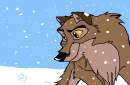 balto in the snow