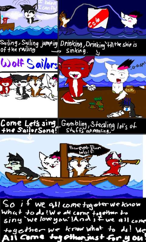 Wolf Sailors Gift Art Pt:2