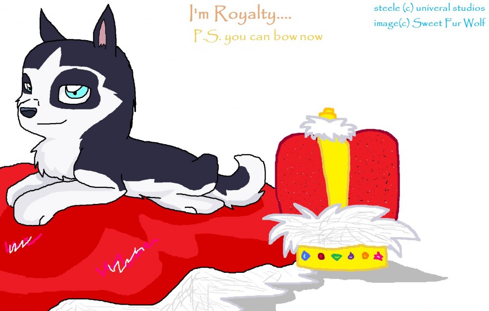 He thinks he's royal!? Oh, brother...