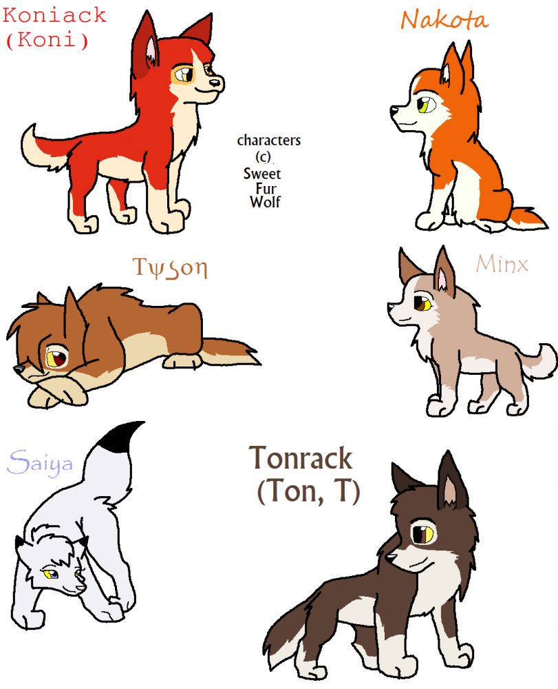 2nd litter *colored*yay!