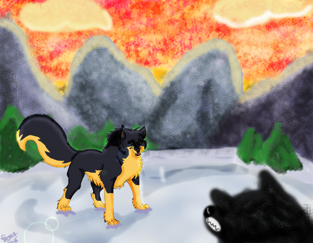 Battle at sunset