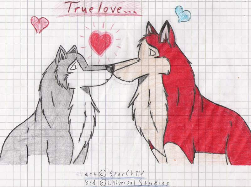 A kiss...