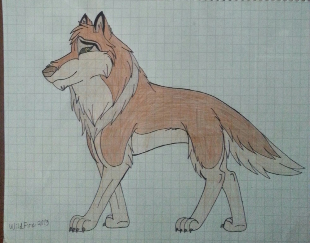 A wolfie character 1/2