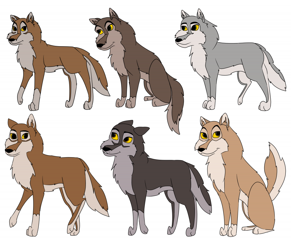 Six Sweet She-Wolves