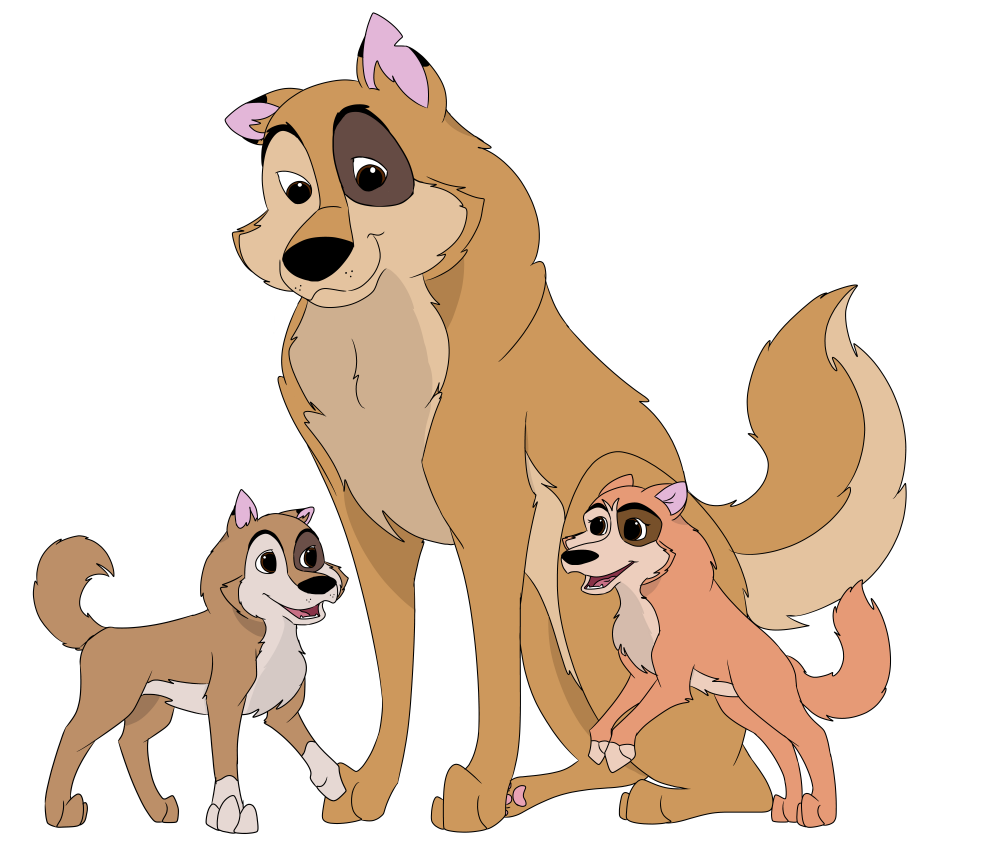 Kaltag and Pups