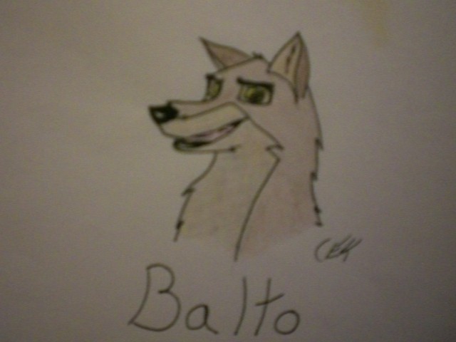 My first time ever drawing Balto