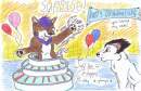 happy B-DAY wolf-lion