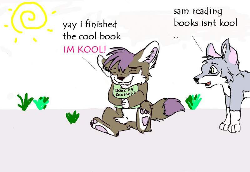 never underestimate the koolness of books