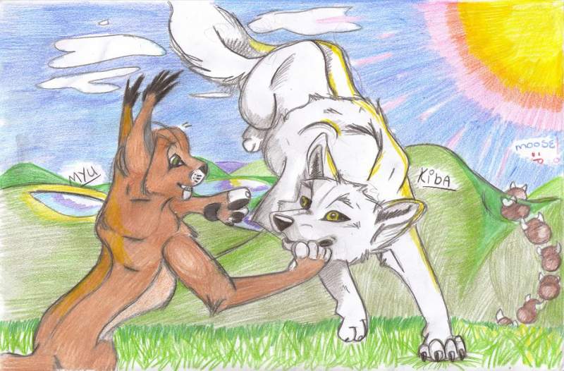 myu and kiba! 