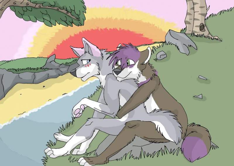 		sam and rika hugging *glomps*