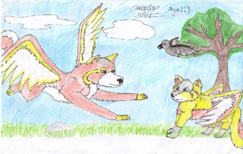 flying wolves