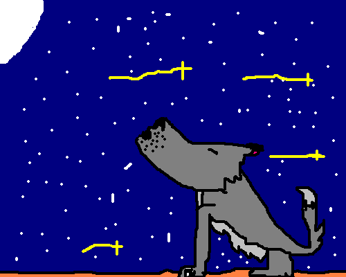 the blue wolf 