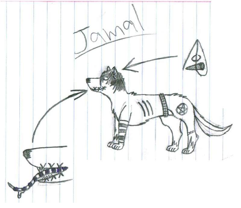 my emo wolf