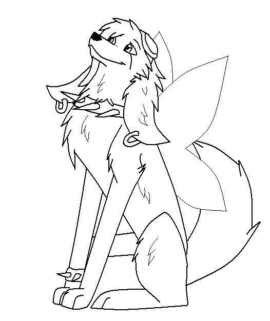 Jink line art for nekkyo_okami