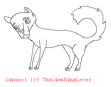 Husky Lineart