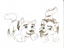 Kodi & Aleu as Puppies