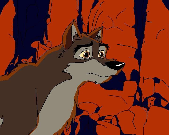 Balto in the canyon