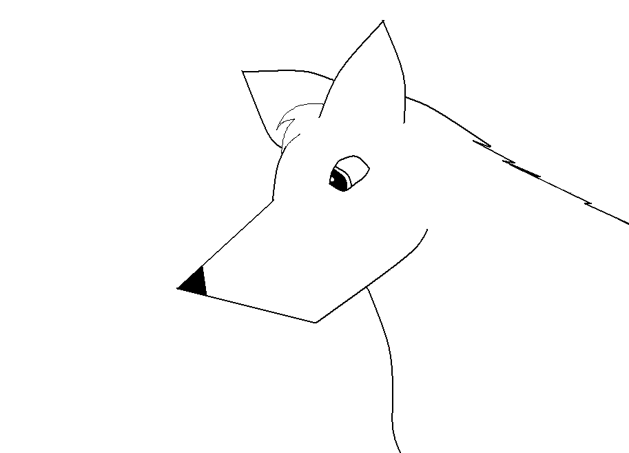 Wolf Lineart
