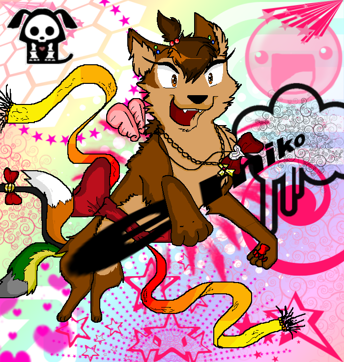 my fursona emiko