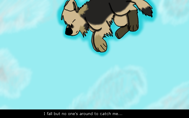 I fall but no one's around..