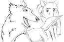 Sketch for Apri-wolf