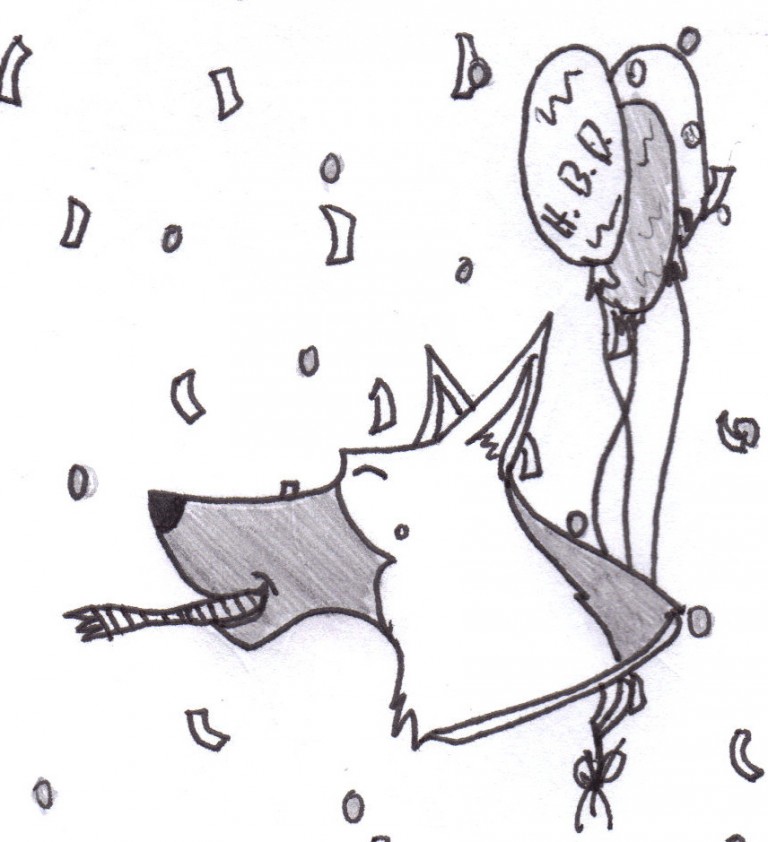 Happy B-Day...for Rex (GSD)