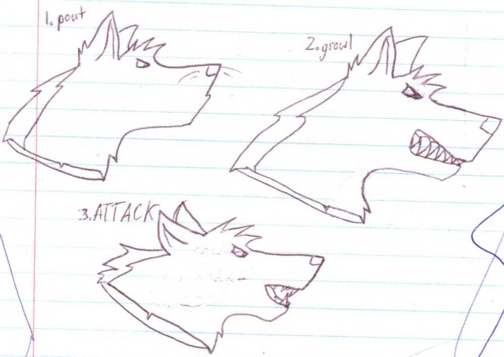 The three stages of anger...