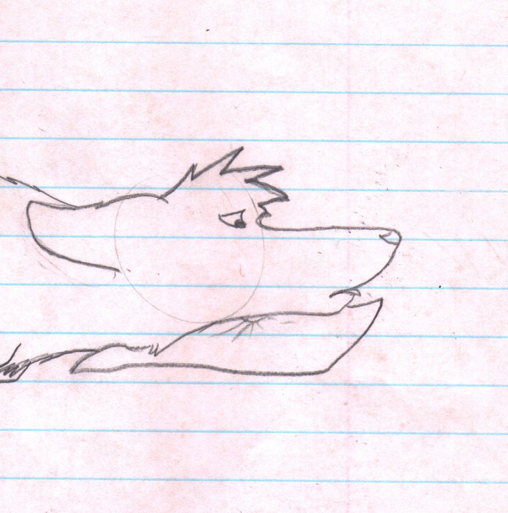 My lying wolf's head ^^