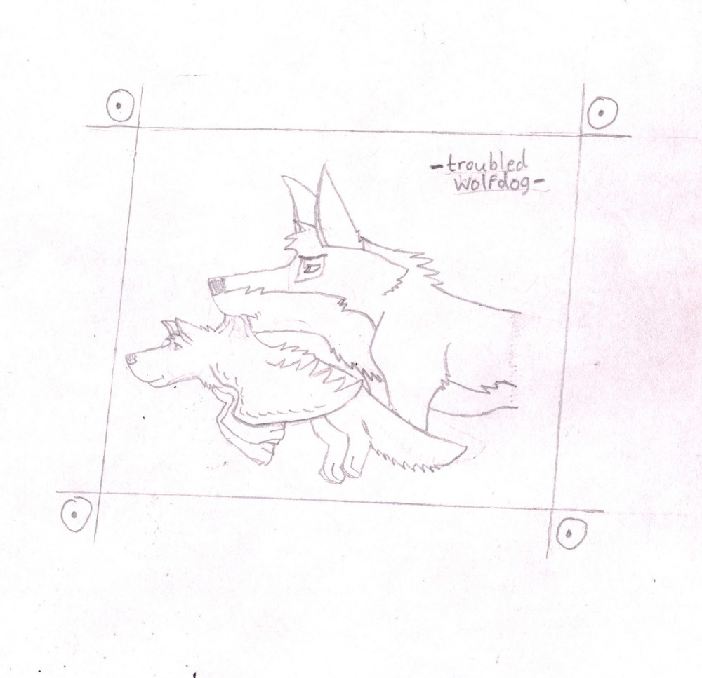 Balto carying a winged pup...