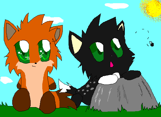 Chibi form of Flight and Dawn :D