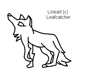 Wolf Lineart (Free)