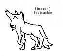 Wolf Lineart (Free)