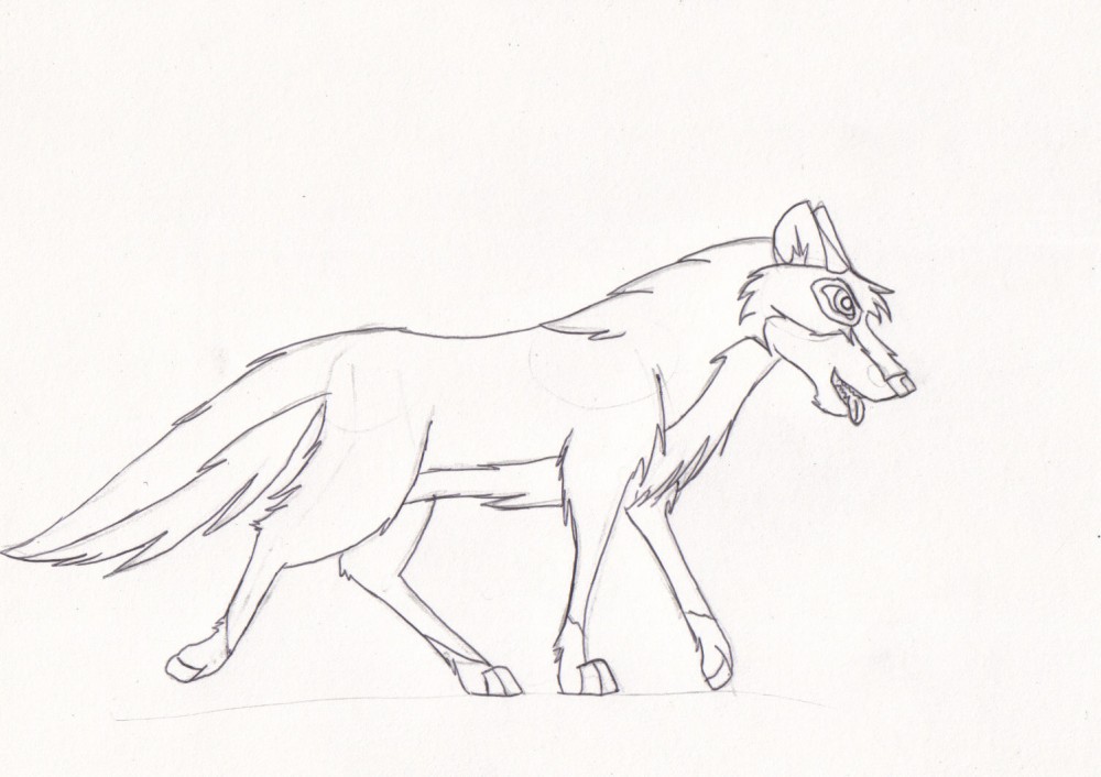 its my first drawing of balto :)