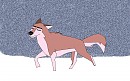 Aleu in the snow