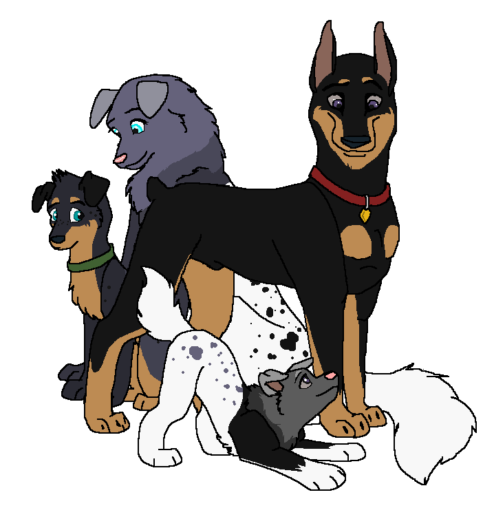 teh whole fam-damily. 