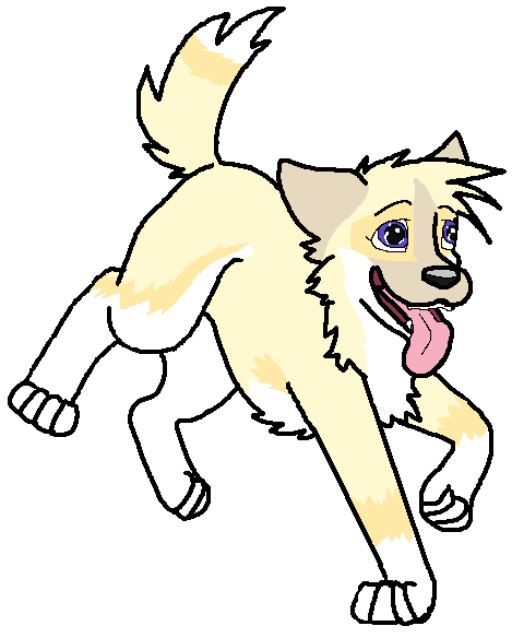 Bear =3 cute wittle yellow pup XD