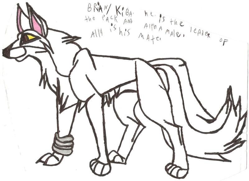 My Male Fursona Brian/Kiba.