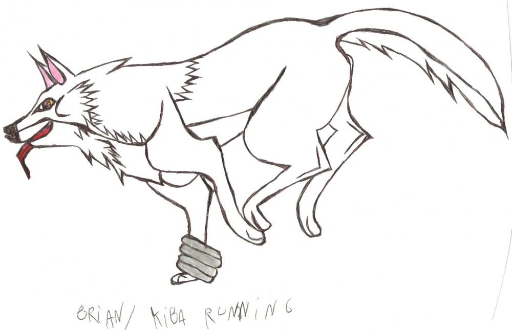Brian/KIba Running.
