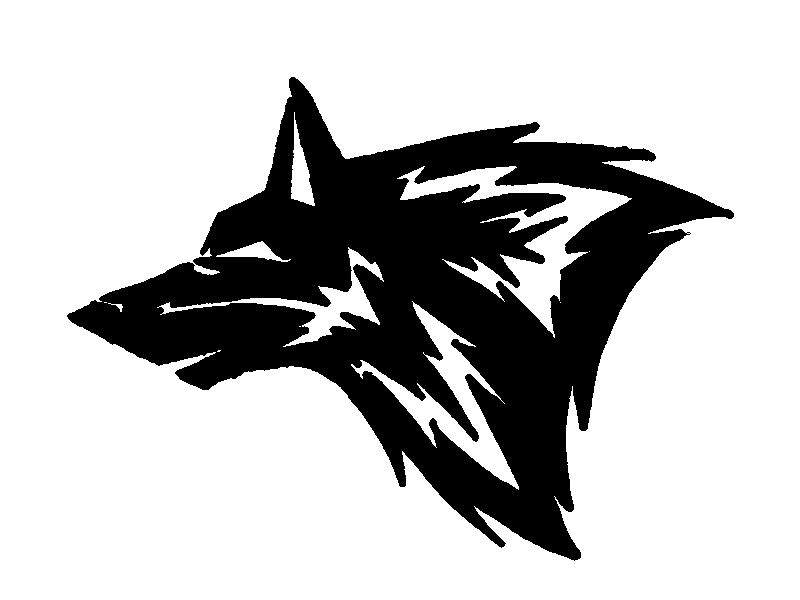 Wolf tattoo design