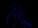 Anthro wolf Blue