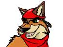 Deni's got a red helmet