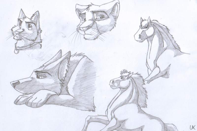 More pencil sketches