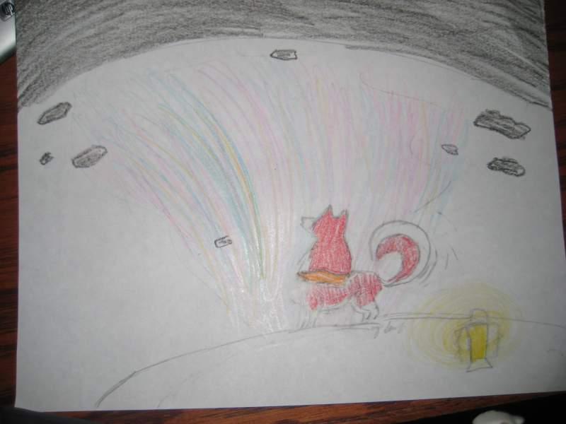 Jenna and the northen lights