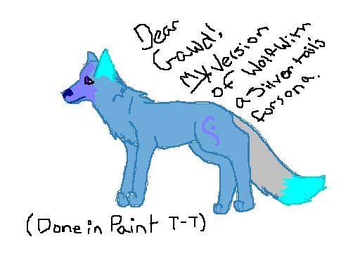 My WolfWithaSilverTail!