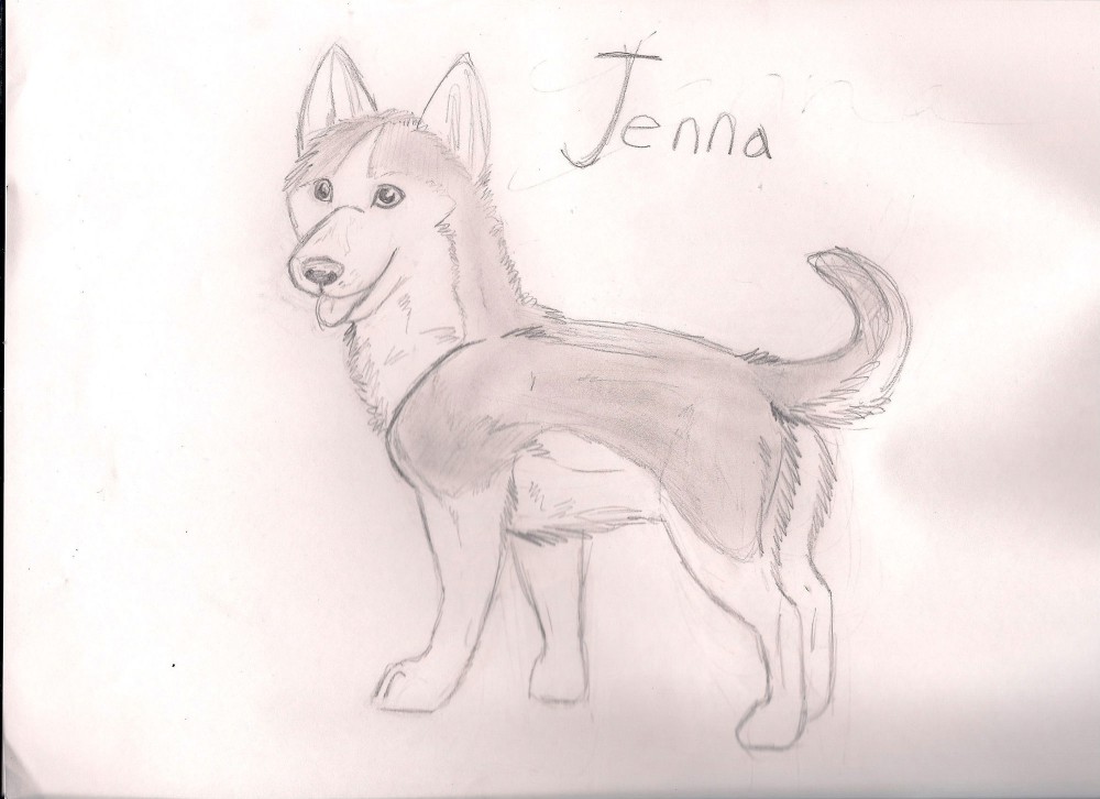 Real Life Jenna as a pup