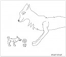 Free Lineart Mother and Pup 1