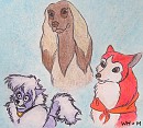 Sylvie, Jenna and Flustered Dixie