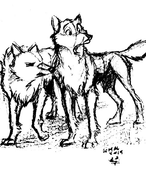 Inkspots and Coffee Stains (the original sketch)