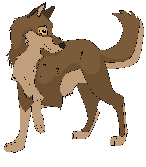 Balto Sketch Coloured in